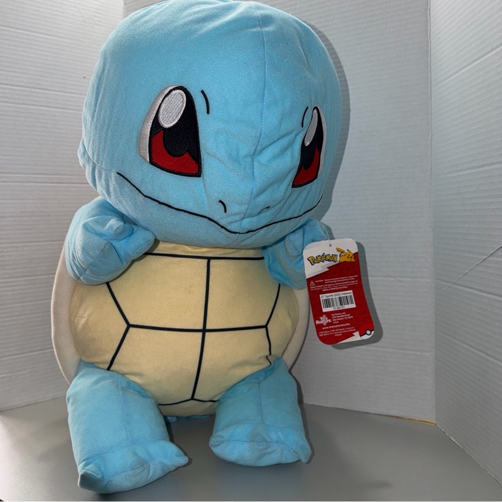 Toy Factory Pokemon Squirtle 22" 2020 Plush Large Stuffed Animal Figure